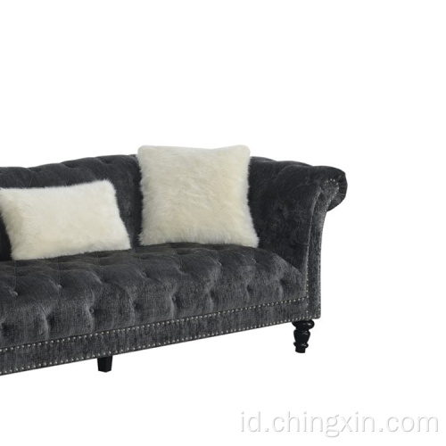 3-kursi ruang tamu sofa set furniture